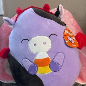Squishmallows Purple Dragon devil horned Plush stuffed animal
